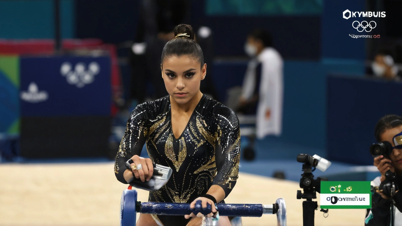 Flávia Saraiva Sofre Lesão Facial Durante Aquecimento na Ginástica Olímpica de Paris