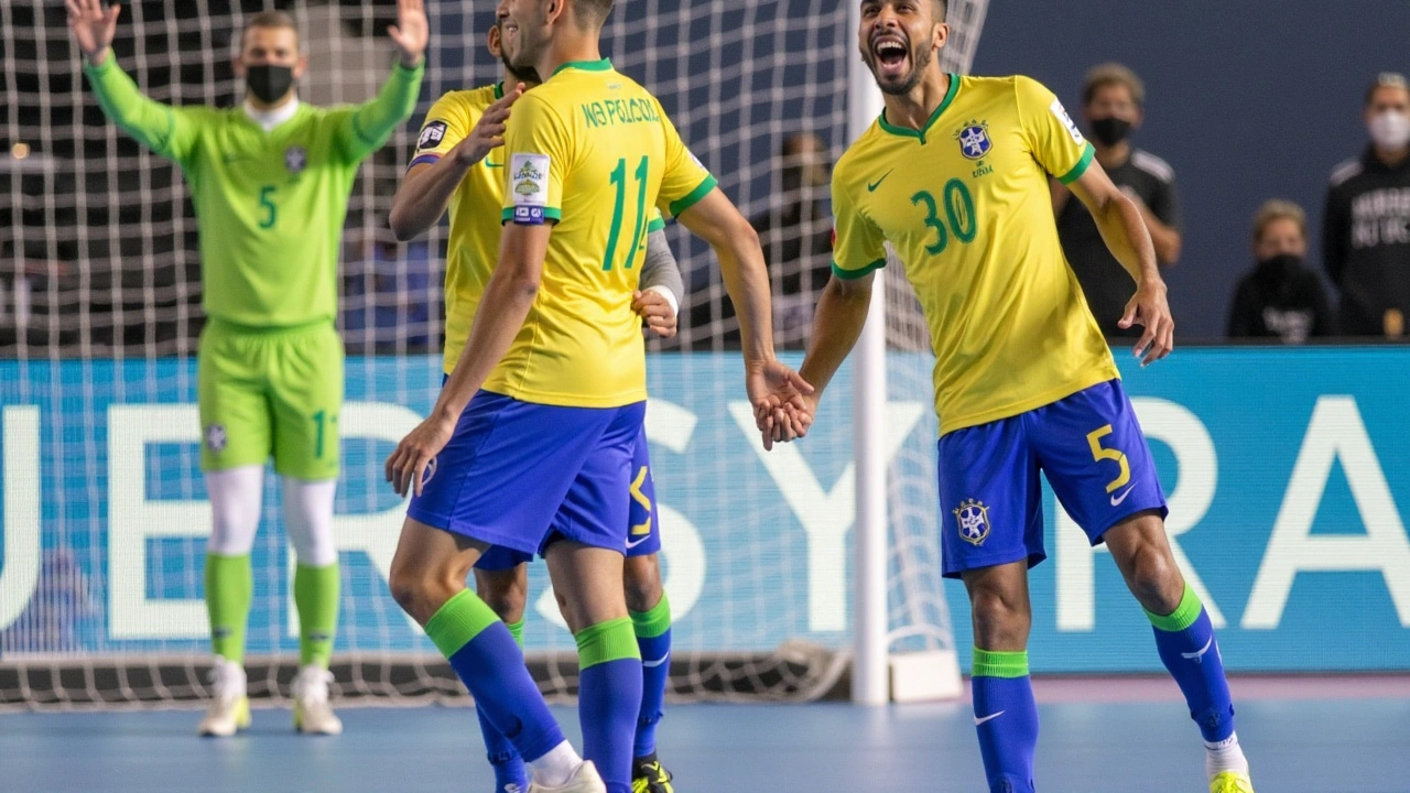 Futsal: Brasil goleia Costa Rica e avança às quartas de final da Copa do Mundo